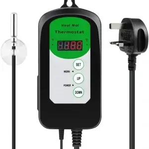 Heat Mat Thermostat Controller with 6ft lead.
