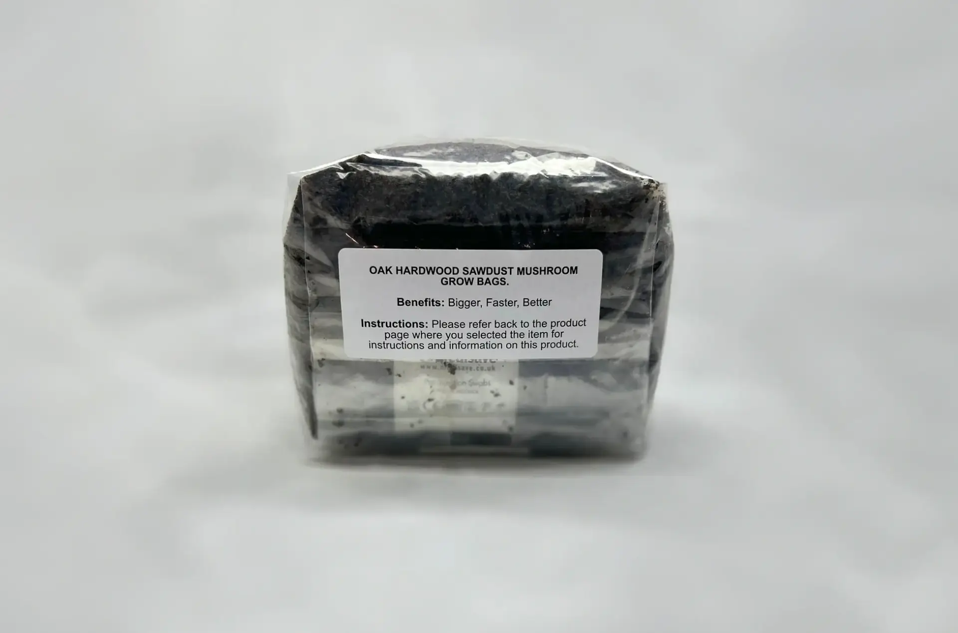 Oak Hardwood sawdust mushroom grow bags. Oak Hardwood sawdust mushroom grow bags.