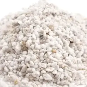 Perlite, a versatile substrate additive, is ideal for improving humidity control and aeration in mushroom fruiting chambers.