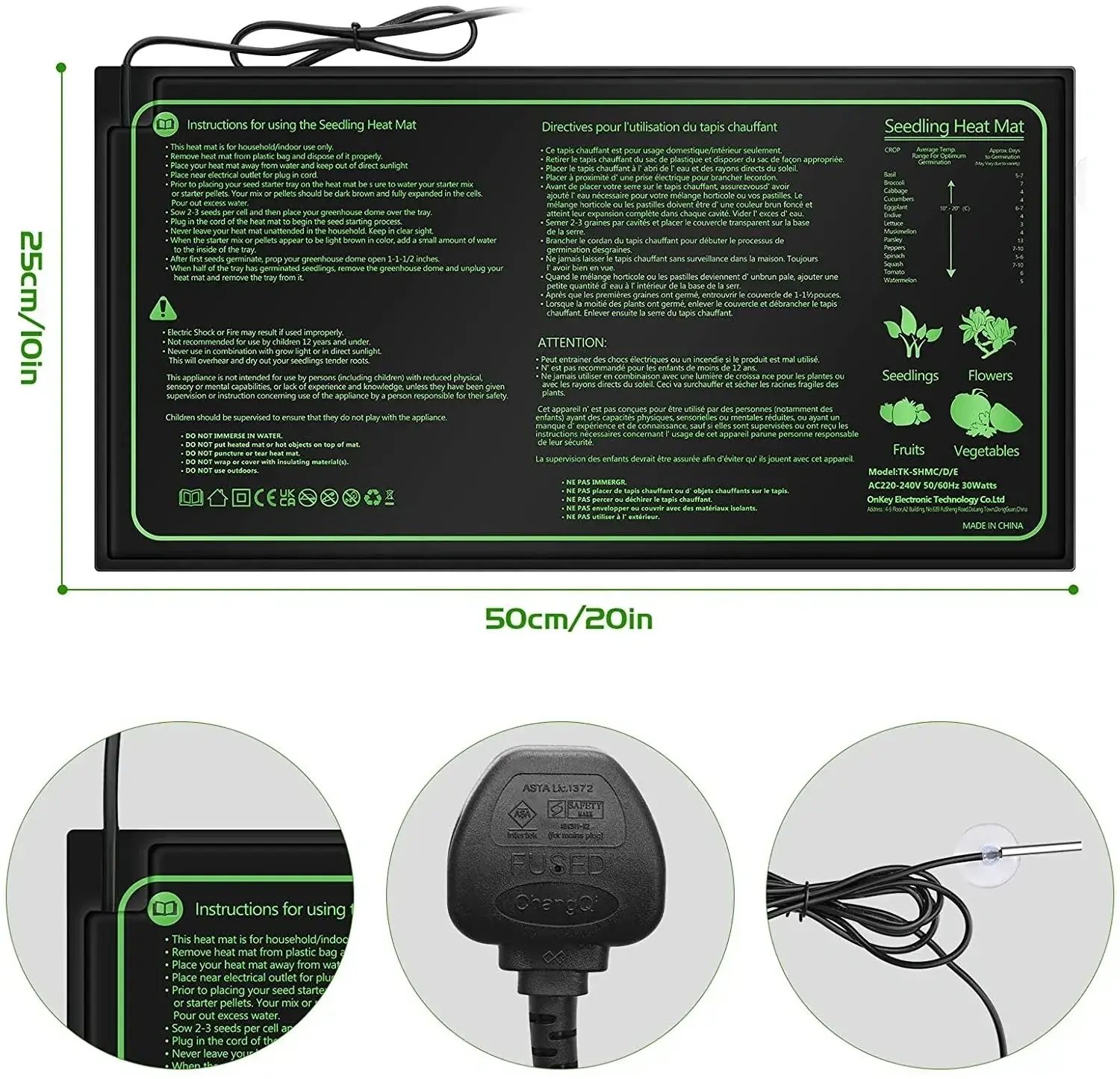 Digital Waterproof Mushroom Heater