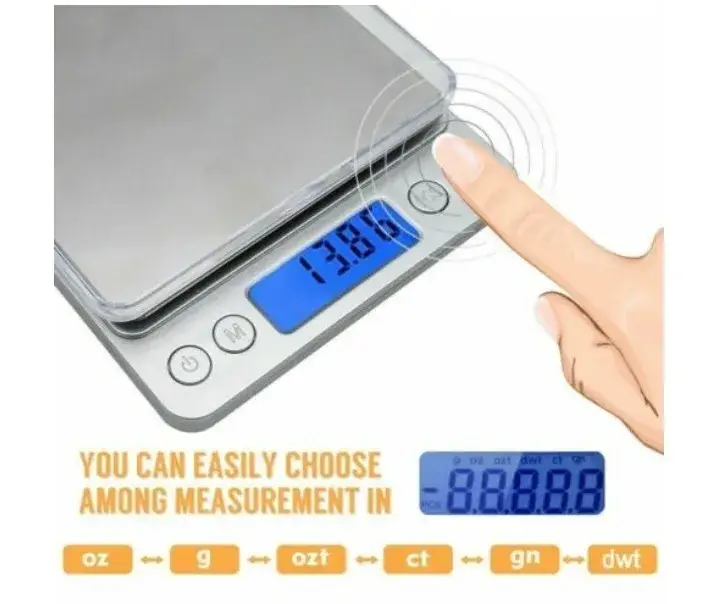 Digital Scale 0.01G to 500G Grams Pocket Weighing Mini Kitchen Jewellery Scales Digital Scale 0.01G to 500G Grams Pocket Weighing Mini Kitchen Jewellery Scales