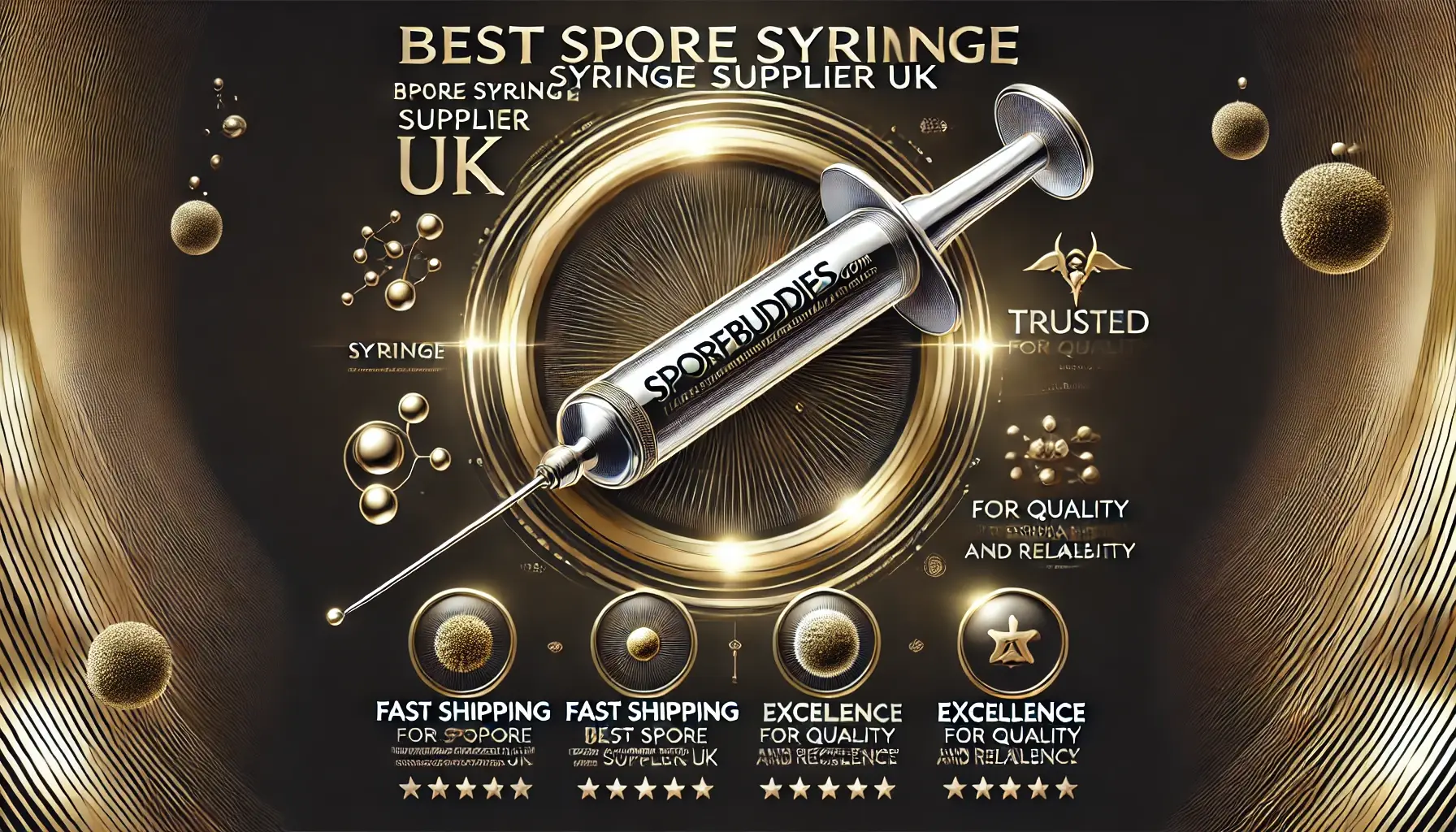 SporeBuddies.com – the trusted name for Golden Teacher Spore Syringe and Golden Teacher Spore Prints in the UK.