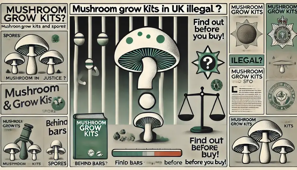 Magic mushroom spore kits uk legality. A comprehensive visual guide to the legal status of mushroom grow kits in the UK.
