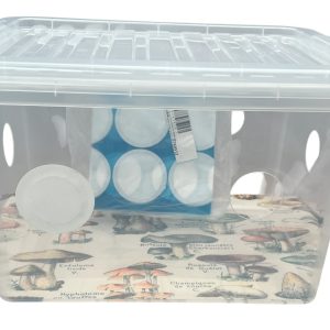 25L Monotub with Filter Patches for Bulk Mushroom Growing 25L Monotub with Filter Patches for Bulk Mushroom Growing