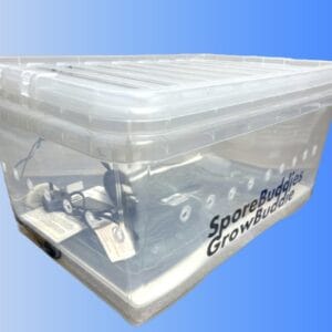 Side view Digital mushroom incubator called the Growbuddie60.