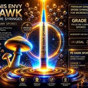 Penis Envy Hawk Spore Syringes (PE Hawk Spores) – Grade 1 Psilocybe Cubensis | UK Legal Microscopy Spores Penis Envy Hawk Spore Syringes (PE Hawk Spores) – Grade 1 Psilocybe Cubensis | UK Legal Microscopy Spores