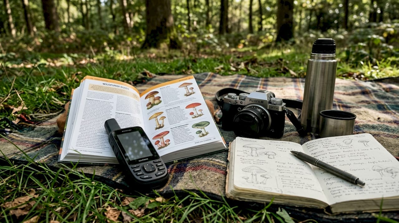 Field recording tools for fungal observations