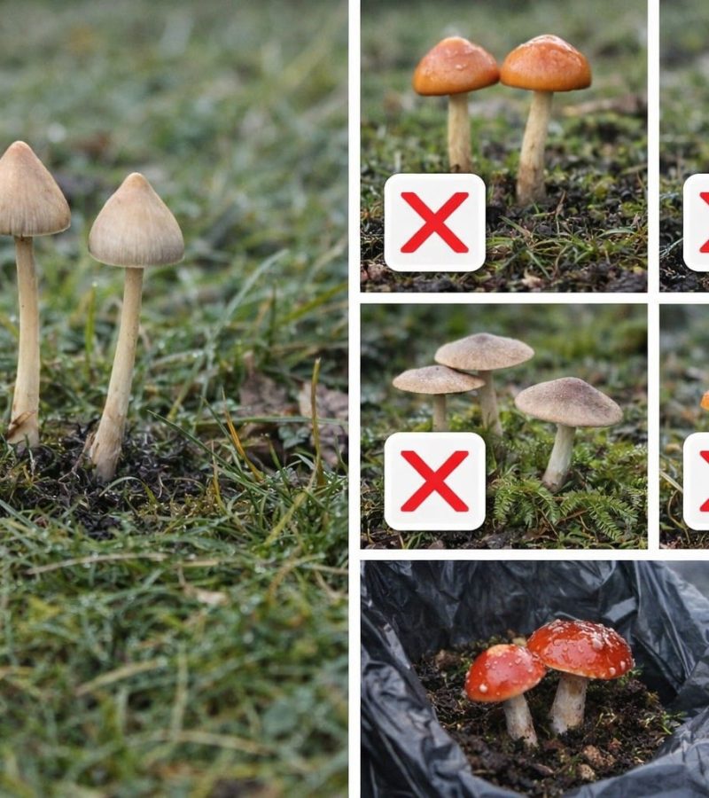 Liberty Caps Compared With Common Lookalike Mushrooms